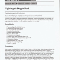 Nightingale Dobbelbock. 