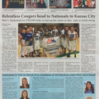 The Cougar Chronicle<br /><br />
March 19, 2014